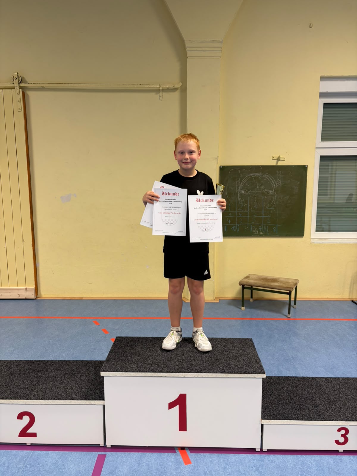 Doppelter Kreismeister Luca 