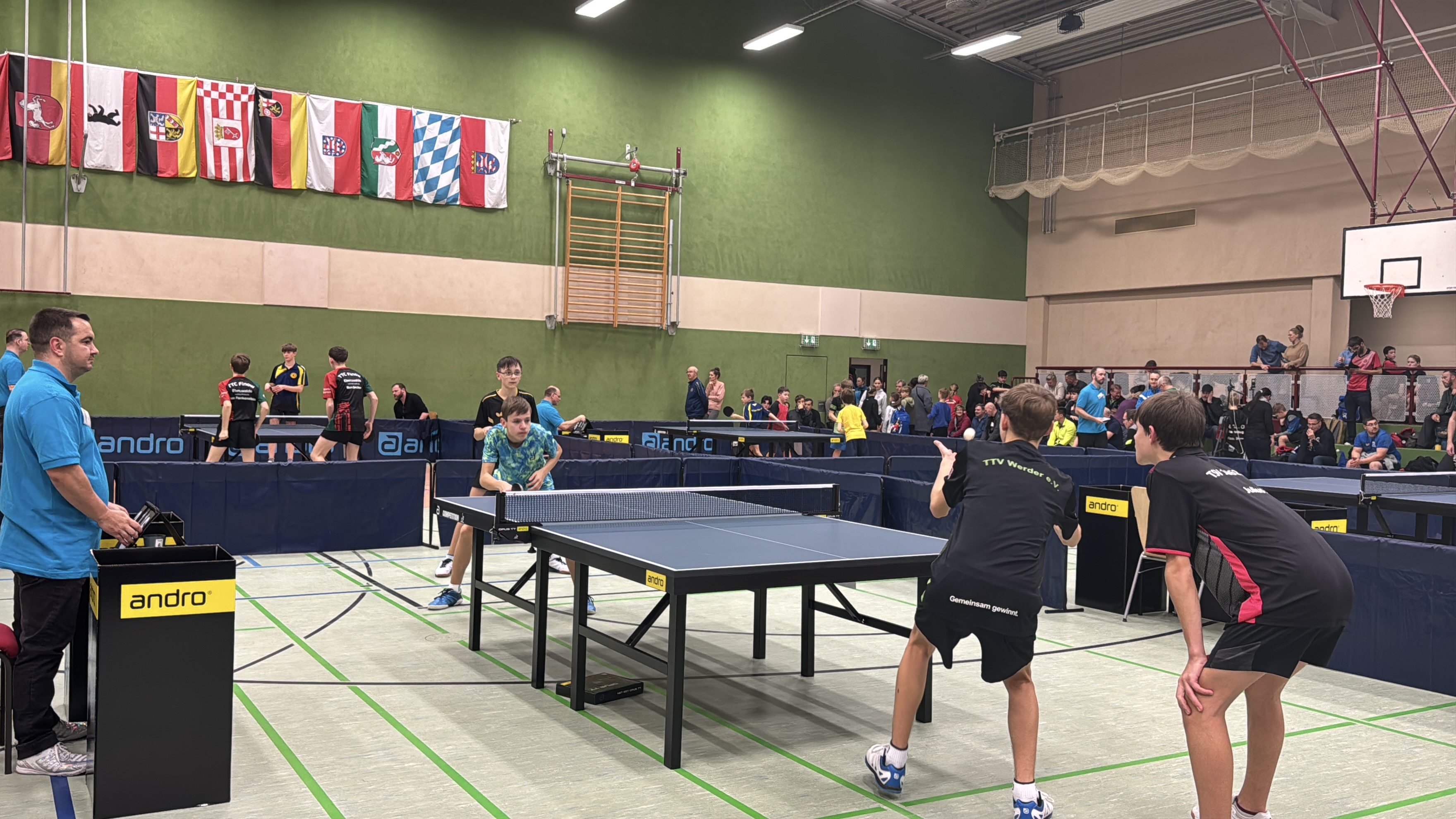 Kimi und Lennart Dolgner im Doppel Achtelfinale