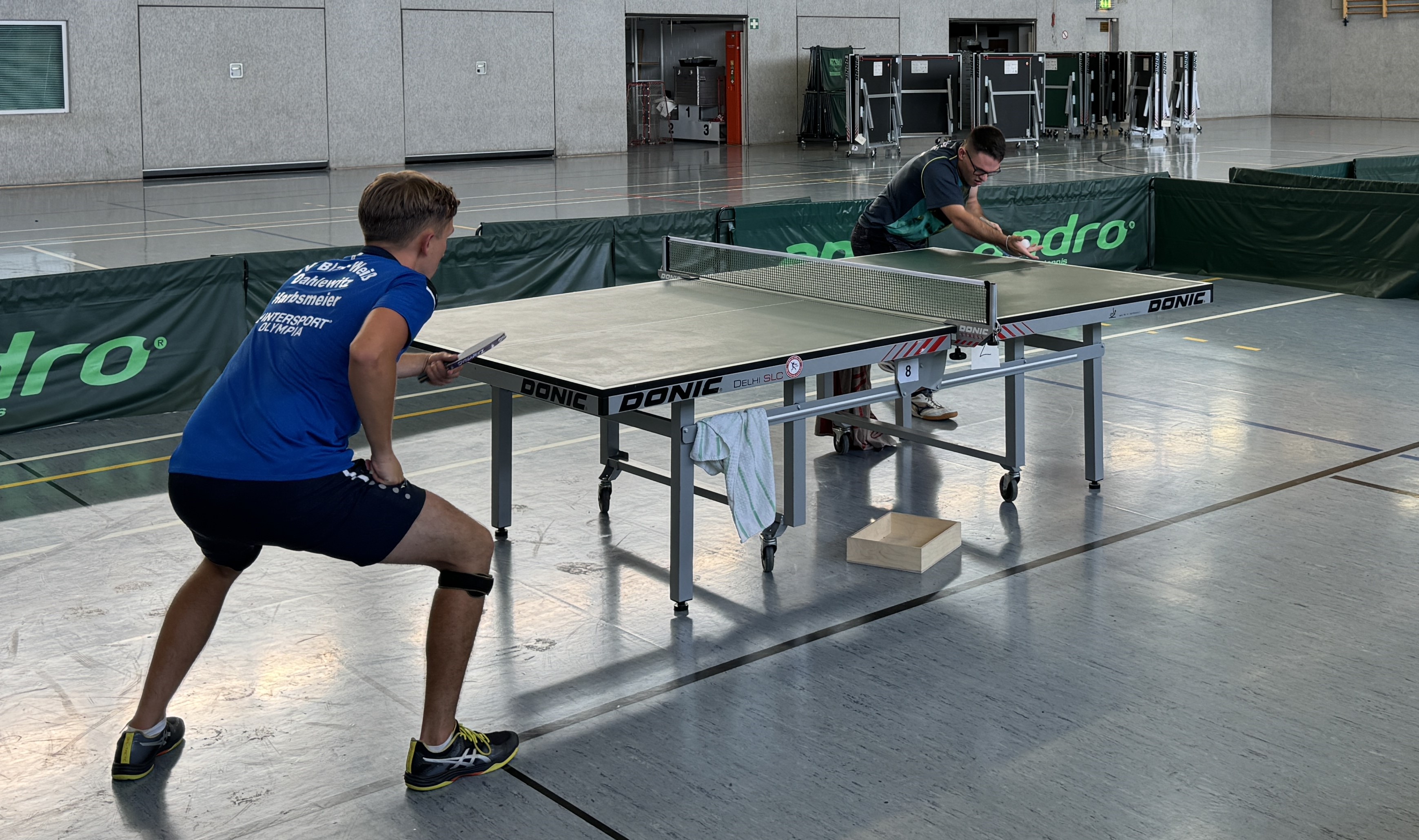 Der beste Luckenwalder Robert Bewer im Einzelhalbfinale